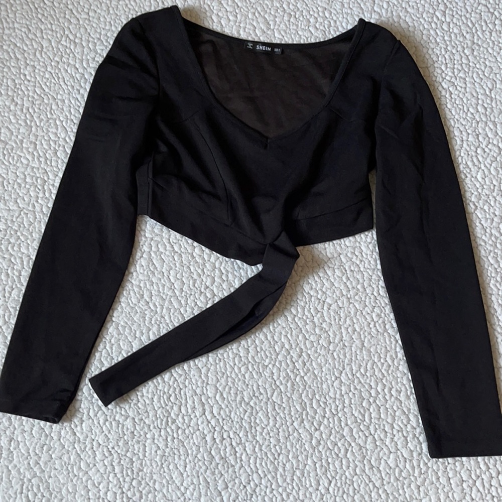 Black Crop Top